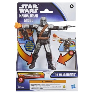 Star Wars Mandalorianul Si Grogu Set Figurina Mandalorianul Cu Sunete De Lupta Si Accesorii