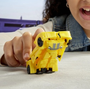 Transformers Earthspark Figurina Bumblebee 1 Step Smash To Change - Img 7