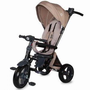 Tricicleta multifunctionala 4in1 cu sezut reversibil Coccolle Velo Bej - Img 1