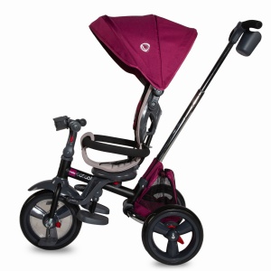 Tricicleta multifunctionala 4in1 cu sezut reversibil Coccolle Velo Violet - Img 3