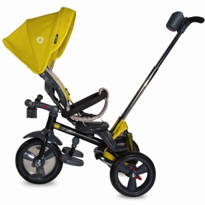 Tricicleta multifunctionala 4in1 cu sezut reversibil Coccolle Velo Mustar - Img 5