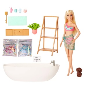 Babrie Self Care Set Papusa Si Baie Cu Confetti - Img 5
