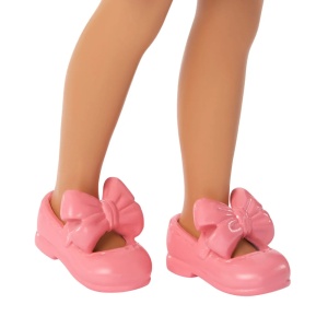 Barbie Papusa Chelsea Blonda Cu Rochita Roz Cu Buline - Img 5