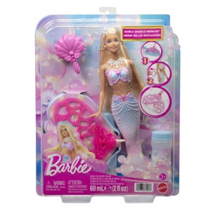 Barbie Papusa Sirena Cu Baloane De Sapun