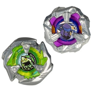 Beyblade X Pachet Duo Knife Shinobi 4-80 Hn Si Keel Shark 3-80F - Img 2