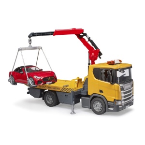 Bruder masina tractare Scania Super 560R cu lumini si sunete - Img 3