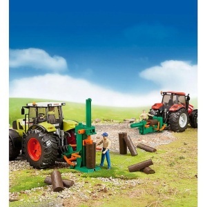 Bruder - Set Forestier Cu Muncitor Si Accesorii - Img 5
