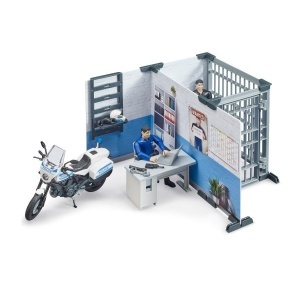 Bruder - Statie De Politie Cu Motocicleta - Img 3