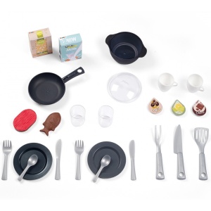 Bucatarie Smoby Cherry Kitchen cu 25 accesorii - Img 3