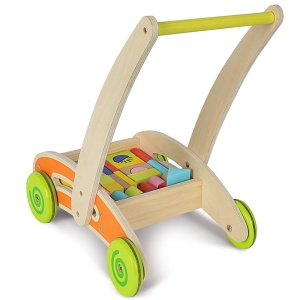 Carucior Eichhorn Activity Walker cu 35 cuburi - Img 3