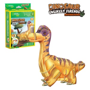 Cubic Fun - National Geographic Dinozauri Puzzle 3D Brahiozaur 54 piese
