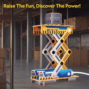 Cubic Fun - Puzzle 3D lift hidraulic 49 piese - Img 2