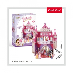 Cubic Fun - Puzzle 3D + Stickere Aniversarea Printesei 95 Piese - Img 4