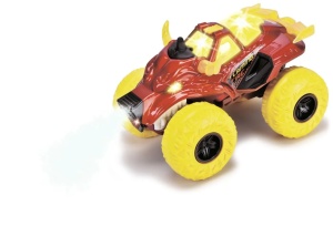 Dickie Masina De Teren Flaming Fire Monster Cu Lumini Sunete Suspensii Si Functie Abur 25Cm - Img 8