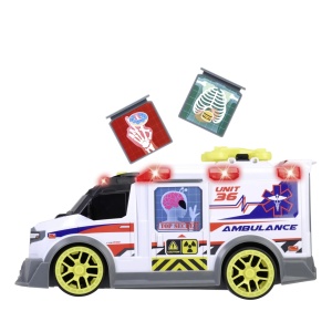 Dickie Toys Ambulanta Cu Lumini Si Sunete 35.5Cm - Img 7