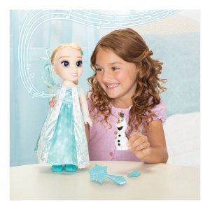 Disney Frozen - Papusa Elsa cu functii, 38 cm - Img 2