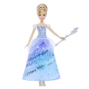 Disney Princess Papusa Cenusareasa Interactiva Cu Rochie Luminoasa - Img 6