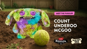 Fuggler - Jucarie de plus, 23 cm - Ciudateii animale uratele, Count Underoo McGoo - Cockapoo - Img 2