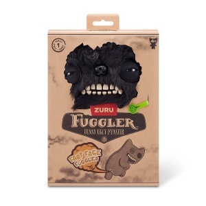 Fuggler - Jucarie de plus, 23 cm - Ciudateii cu fata de part, Munch Munch – Black long - Img 4