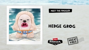 Fuggler - Jucarie de plus, 23 cm - Ciudateii in vacanta, Hedge Grog - cream - Img 6
