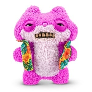 Fuggler - Jucarie de plus, 23 cm - Ciudateii in vacanta, Sketchy Squirrel - pink - Img 1
