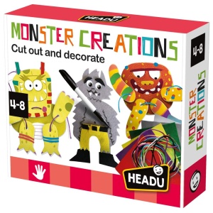 Headu - Set de creatie monstri cu diferite tehnici creative 4-8 ani - Img 1