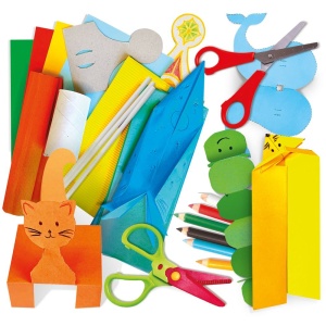 Headu - Set de creatii fara lipici cu 6 tipuri diferite de hartie 5-8 ani - Img 2
