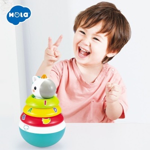 Hopa Mitica Roly Poly Unicorn Cu Inele Pentru Stivuit - Img 6