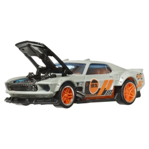 Hot Wheels Masinuta Metalica Cu Sistem Pull Back Ford Mustang 1969 Scara 1:43 - Img 4