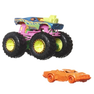Hot Wheels Monster Truck Si Masinuta Metalica Rodger Dodger - Img 2