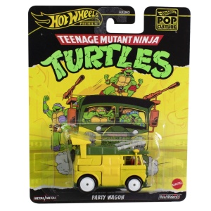 Hot Wheels Pop Culture Masinuta Metalica Testoasele Ninja Party Wagon Scara 1:64