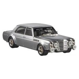 Hot Wheels Premium Real Riders Masinuta Metalica Mercedes Benz 300 Sel 6.8 Amg Scara 1:43 - Img 2