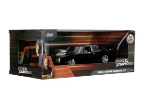 Jada Fast And Furious Set Figurina Dom Si Masinuta Metalica Dodge Charger 1970 Scara 1 La 24