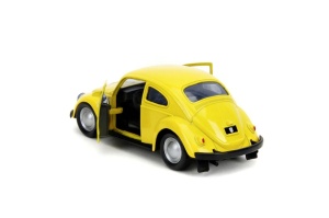Jada Transformers Masinuta Metalica Bumblebee Volkswagen Beetle Scara 1:32 - Img 3