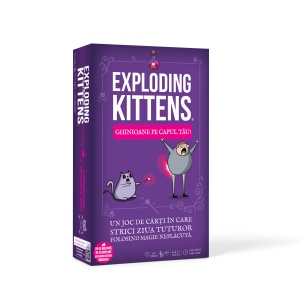 Joc de societate Exploding Kittens - Ghinioane pe capul tau!, limba romana