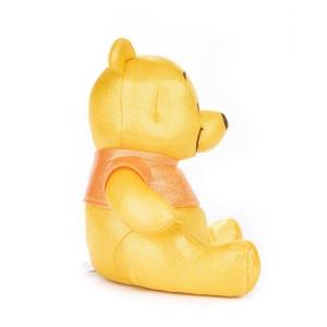 Jucarie de plus cu sclipici si sunete, Winnie, Colectia Disney 100, 28 cm - Img 3