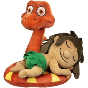 Jucarie din plus Mowgli & Kaa, Cartea Junglei, 25 cm - Img 2