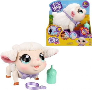 Jucarie interactiva Little Live Pets, My Pet Lamb, Mielul Snowie, merge, danseaza si emite peste 20 de sunete - Img 2