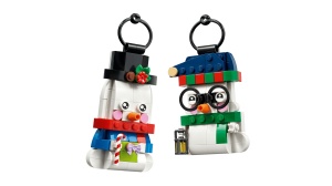 LEGO Seturi emblematice - Ornamente în formă de om de zăpadă (40812) - Img 3