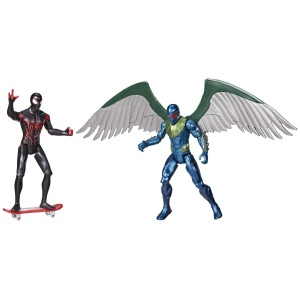 Marvel Spider Man Set 2 Figurine Miles Morales Vs Marvels Vulture - Img 2