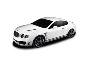 Masina Cu Telecomanda Bentley Continental Gt Alb Cu Scara 1 La 24 - Img 5
