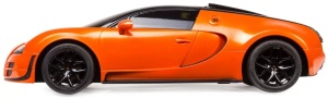 Masina Cu Telecomanda Bugatti Grand Sport Vitesse Portocalie Cu Scara 1 La 18 - Img 6