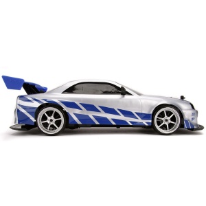 Masina Jada Toys Fast and Furious Nissan Skyline GTR Drift cu anvelope si telecomanda - Img 5
