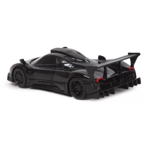 Masinuta Metalica Convertibila Pagani Zonda R Negru Cu Scara 1 La 32 - Img 3