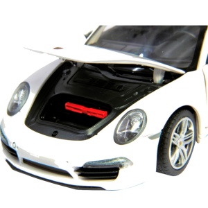 Masinuta Metalica Porsche 911 Alb Scara 1 La 24 - Img 3