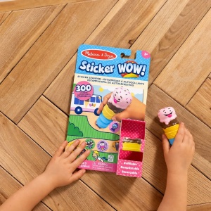 Melissa And Doug Sticker Wow Set De Joaca Autocolante Si Stampila Inghetata - Img 7