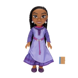 Papusa aventuriera Asha, personaj din animatia Disney Wish, 38 cm - Img 3