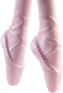 Papusa Barbie Balerina Blonda Cu Costum Roz - Img 4