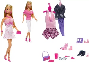Papusa Steffi Mega Fashion Set Cu Hainute De Schimb - Img 2