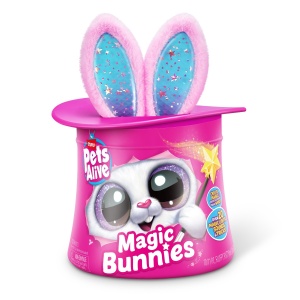 Pets Alive - Jucarie de plus interactiva cu accesorii surpriza, Iepurasul Magician - Img 2